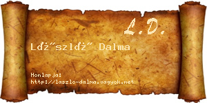 László Dalma névjegykártya